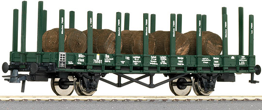 Flat car loaded with barrels<br /><a href='images/pictures/Roco/66351.jpg' target='_blank'>Full size image</a>